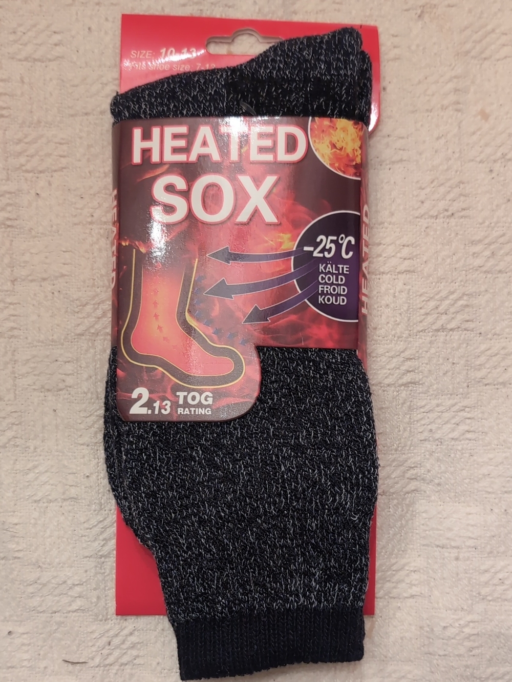 Thermal Socks for Men - Black